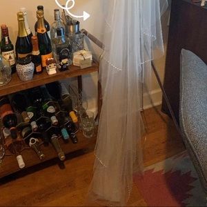 Designer wedding veil